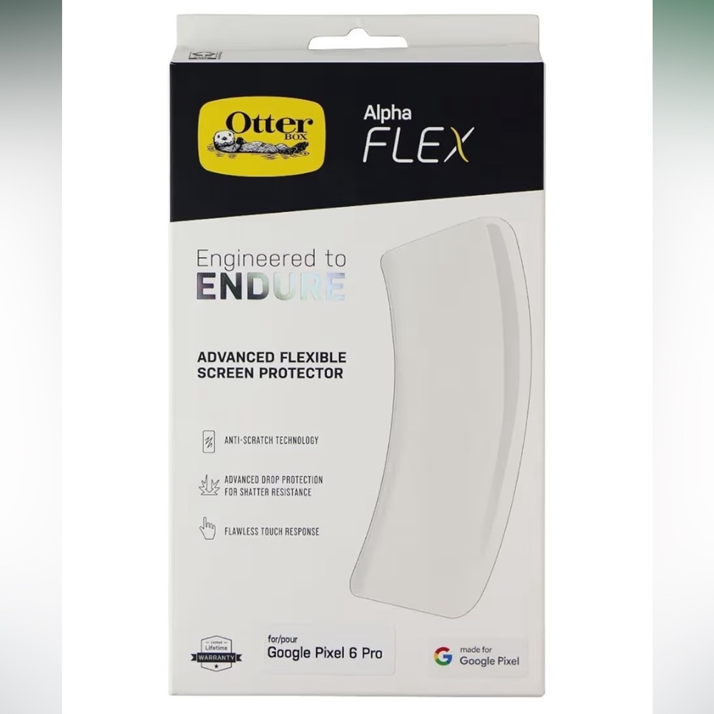 OtterBox Alpha Flex Screen Protector for Google Pixel 6 Pro - Picture 2 of 3
